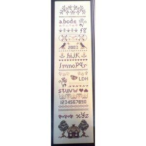 Cross Stitch Pattern "Saturdays Sampler" By Lavender Wings